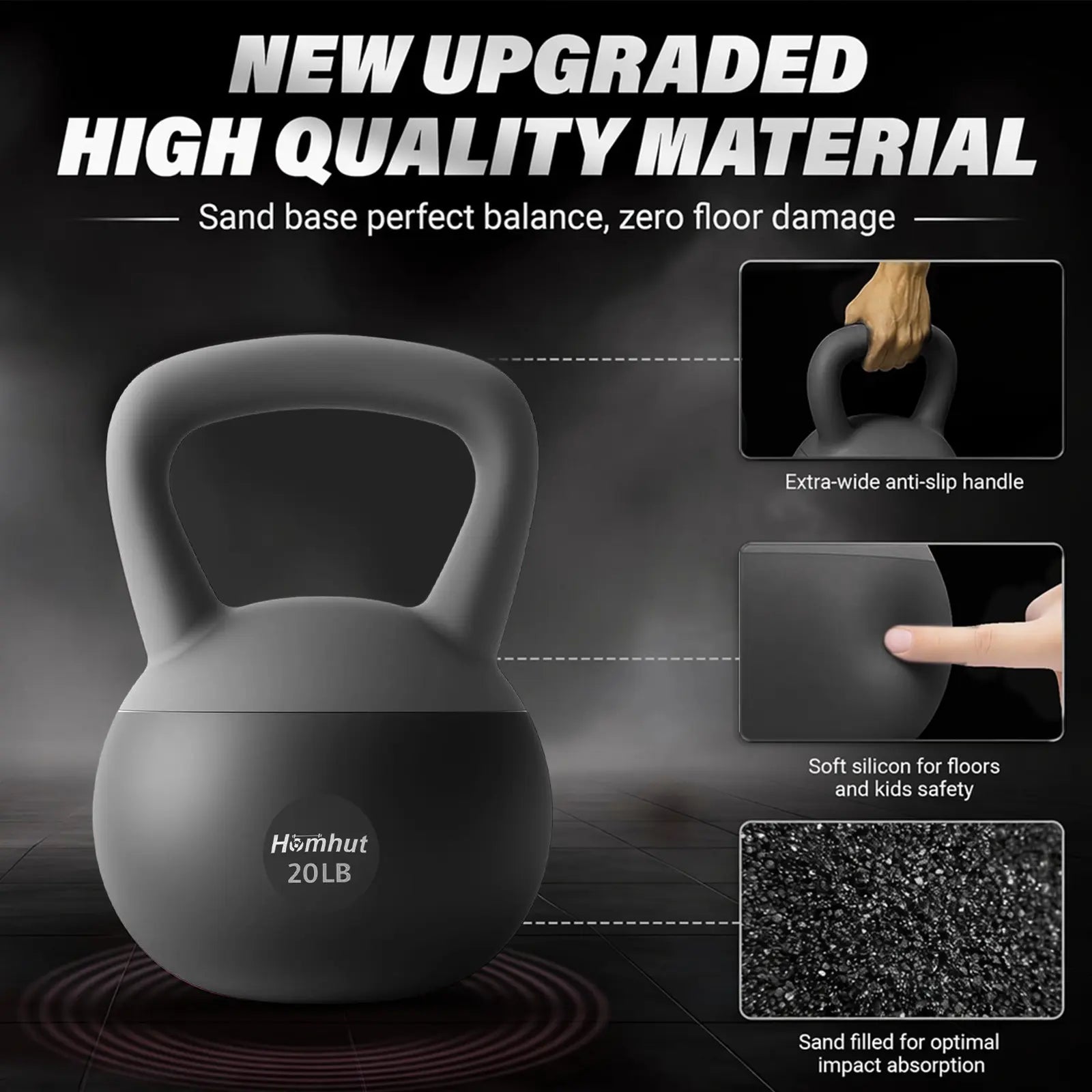 Kettlebell morbida con maniglia per allenamento funzionale
