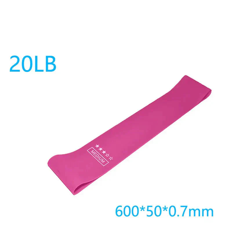 Set di 5 bande elastiche di resistenza per yoga, pilates e fitness