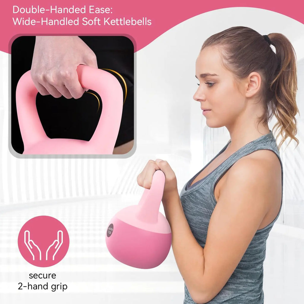 Kettlebell morbida con maniglia per allenamento funzionale
