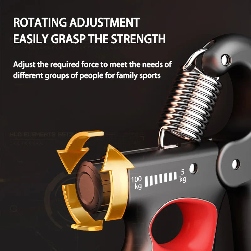 Hand grip regolabile per rinforzo di presa, mani e avambracci