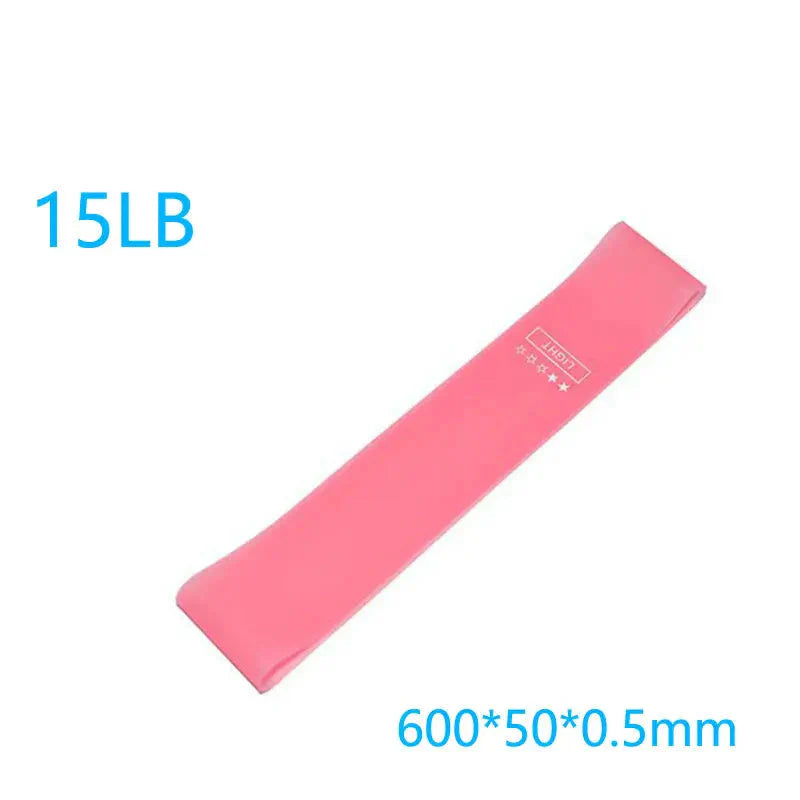 Set di 5 bande elastiche di resistenza per yoga, pilates e fitness