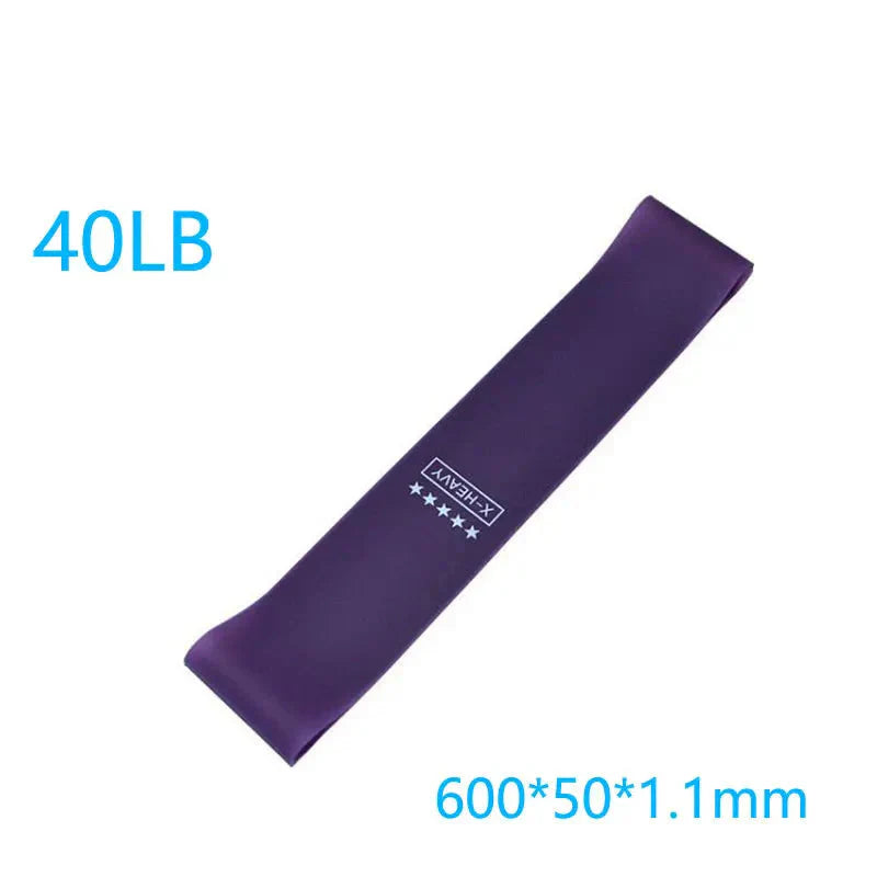 Set di 5 bande elastiche di resistenza per yoga, pilates e fitness