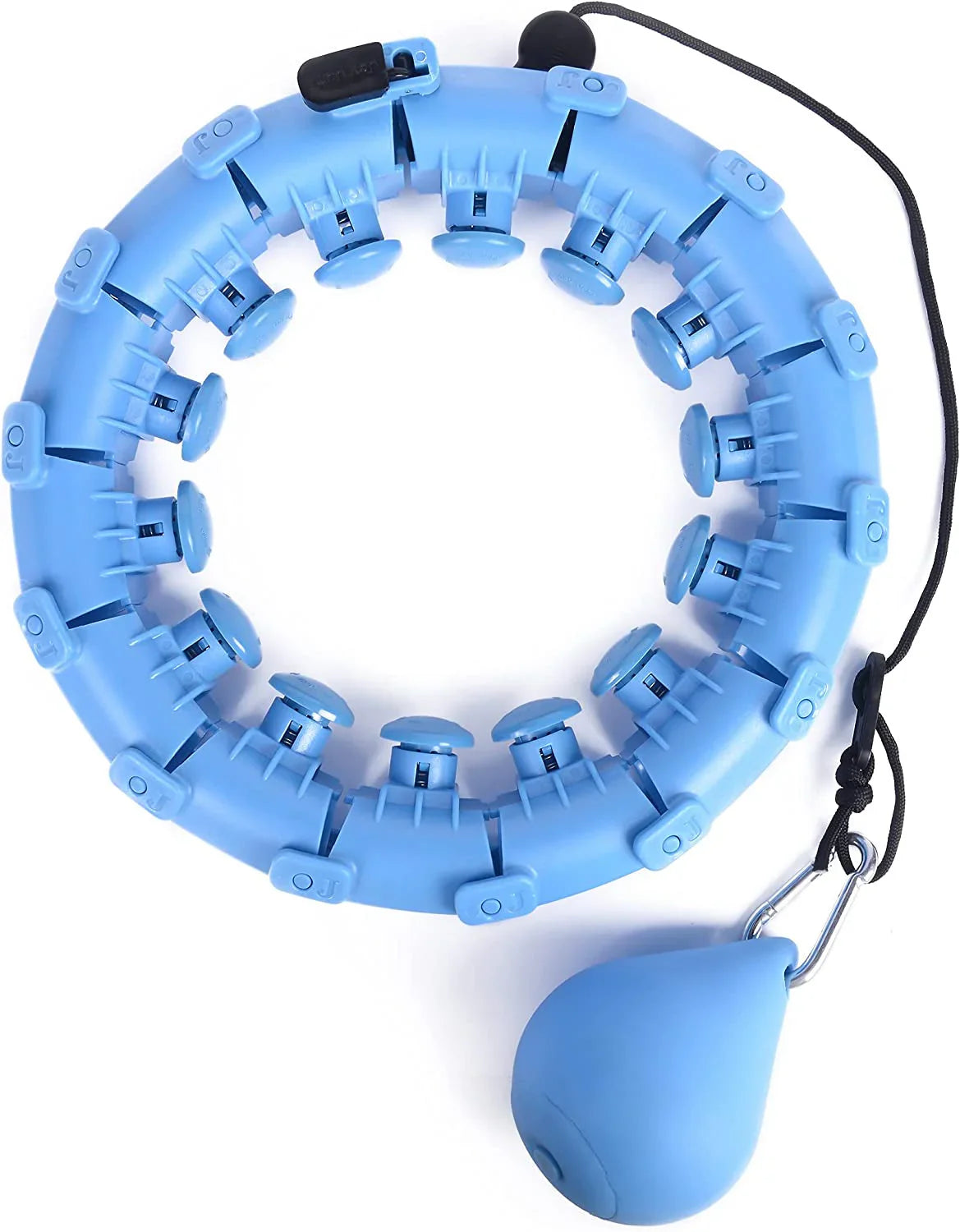 Hula hoop ponderato regolabile per fitness e dimagrimento