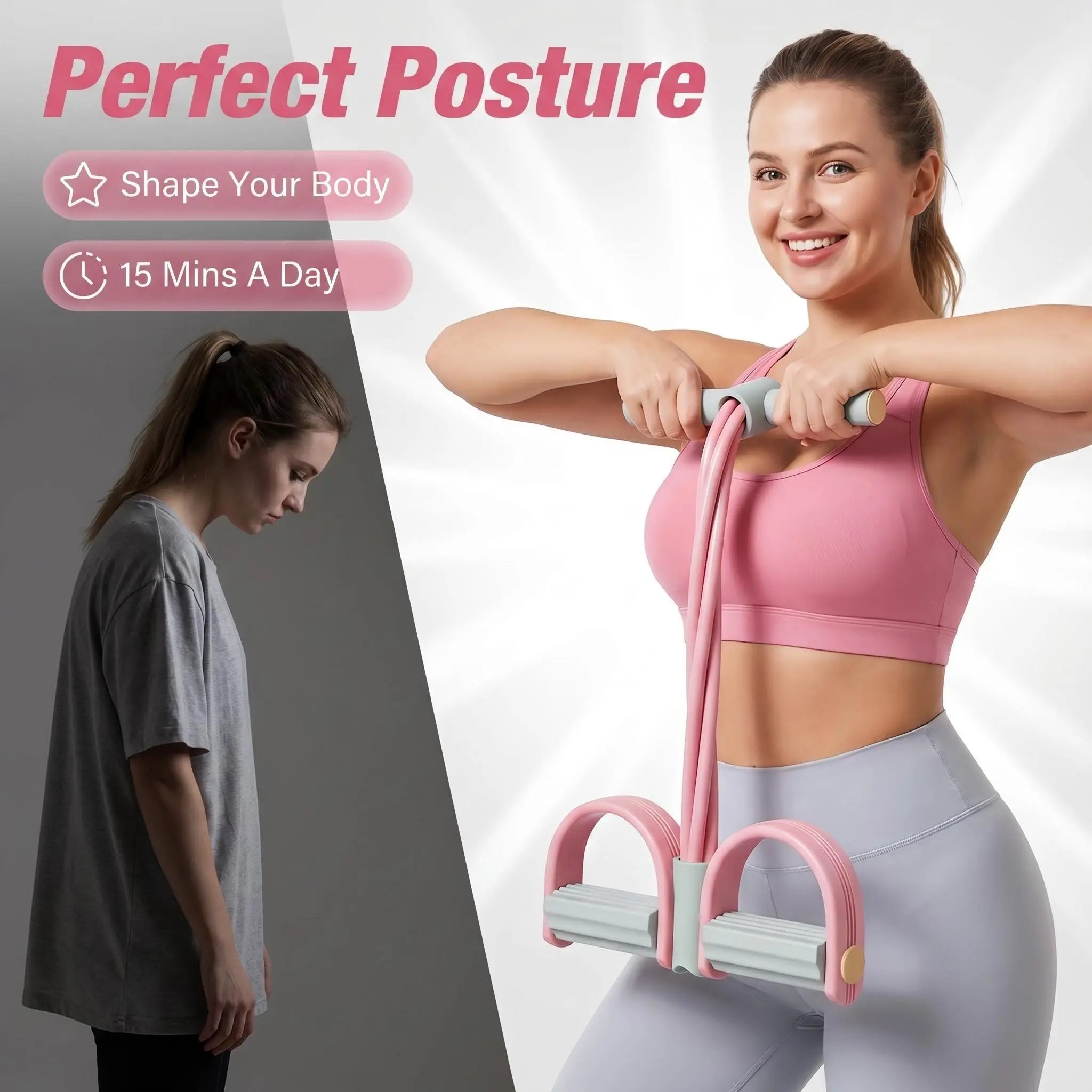 Fascia elastica con pedali per allenamento total body