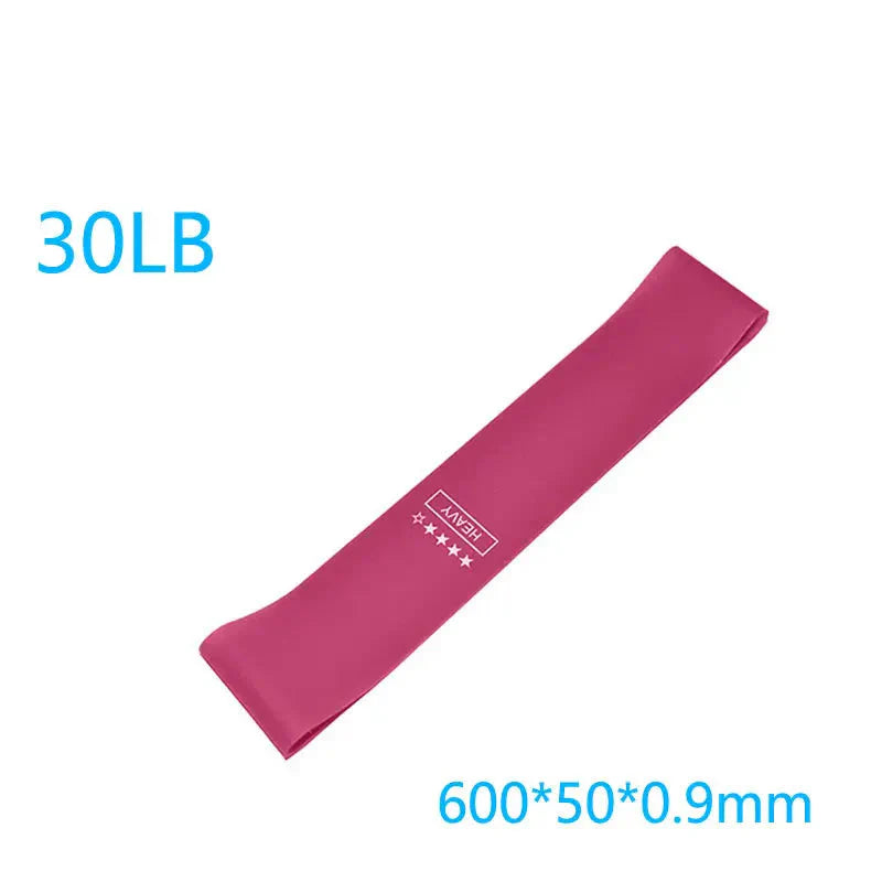 Set di 5 bande elastiche di resistenza per yoga, pilates e fitness