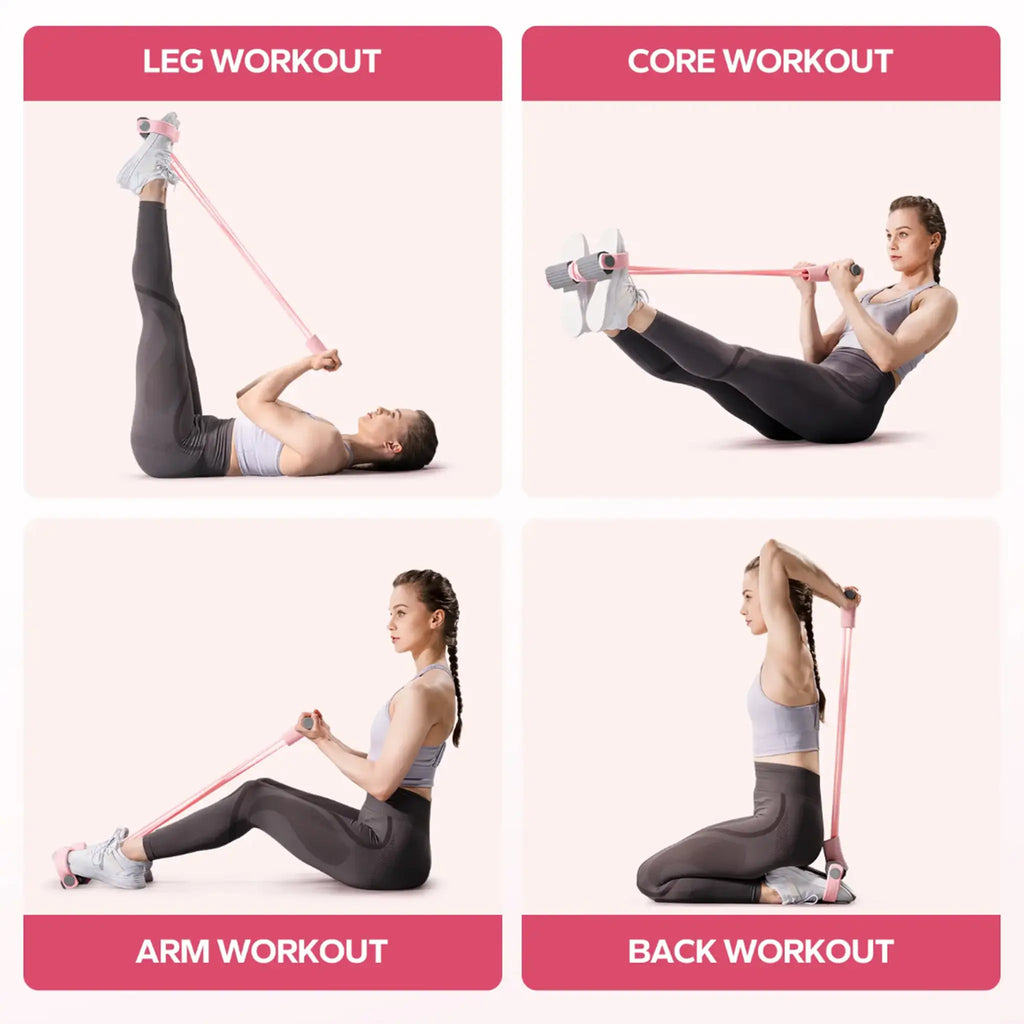 Fascia elastica con pedali per allenamento total body