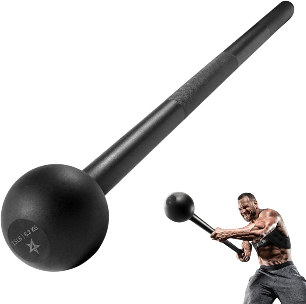 Steel mace bell in acciaio per allenamento funzionale