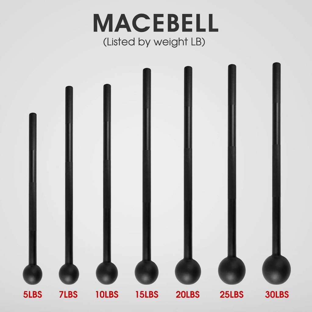 Steel mace bell in acciaio per allenamento funzionale
