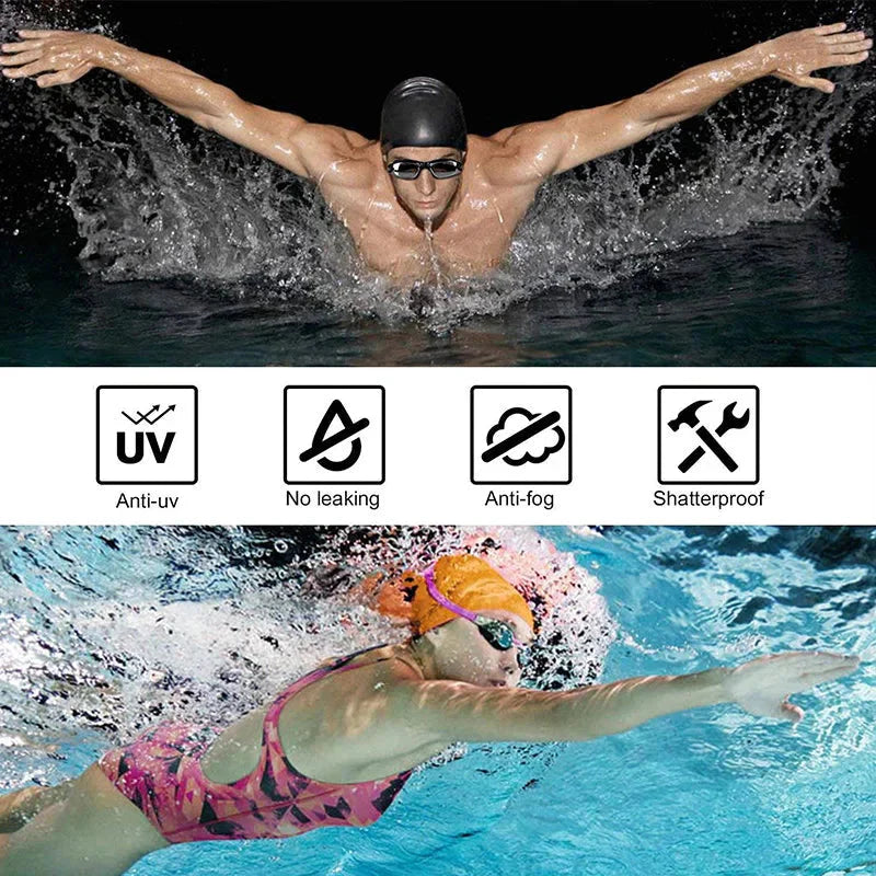 Occhialini da nuoto anti-appannamento con protezione UV