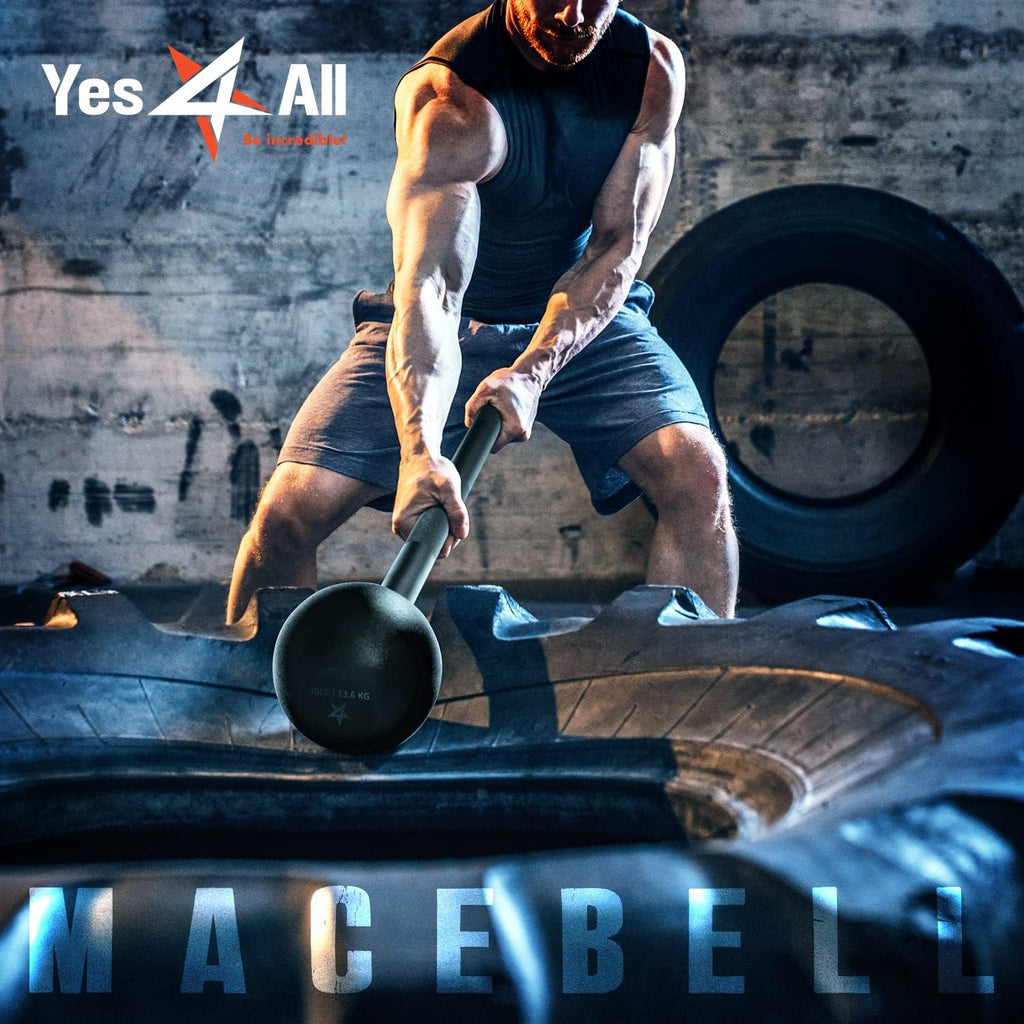 Steel mace bell in acciaio per allenamento funzionale