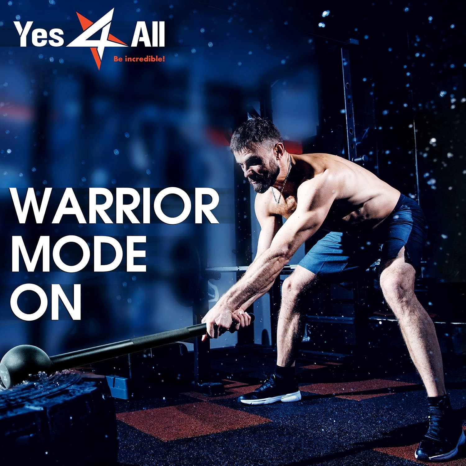 Steel mace bell in acciaio per allenamento funzionale