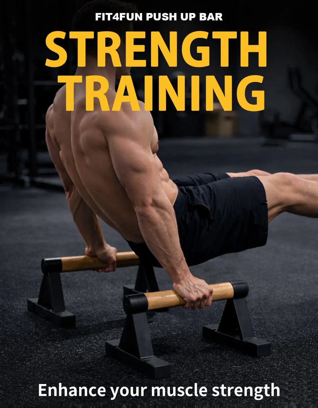 Parallettes in legno per push-up e calisthenics
