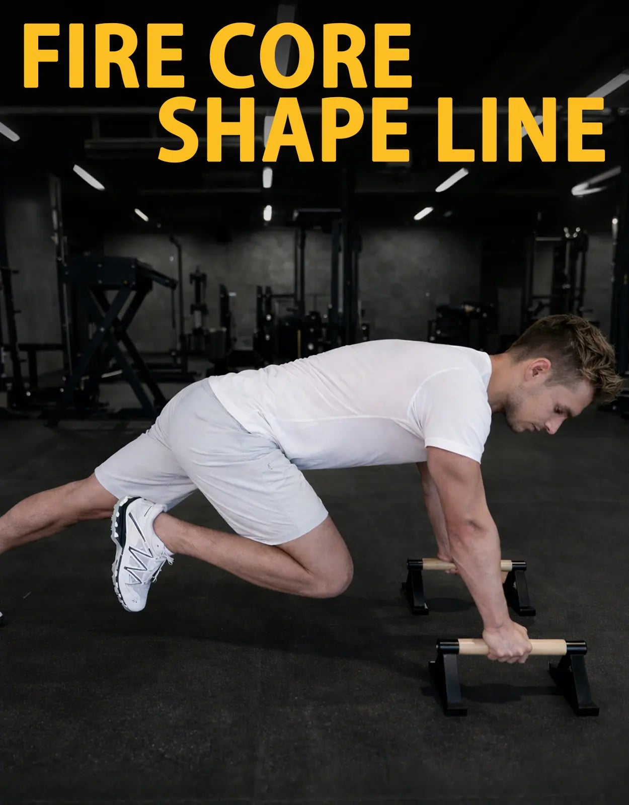 Parallettes in legno per push-up e calisthenics