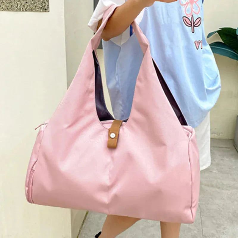 Borsa sportiva multifunzione da donna con scomparto scarpe