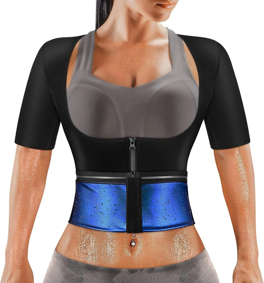 Canotta sauna dimagrante da donna effetto sudore