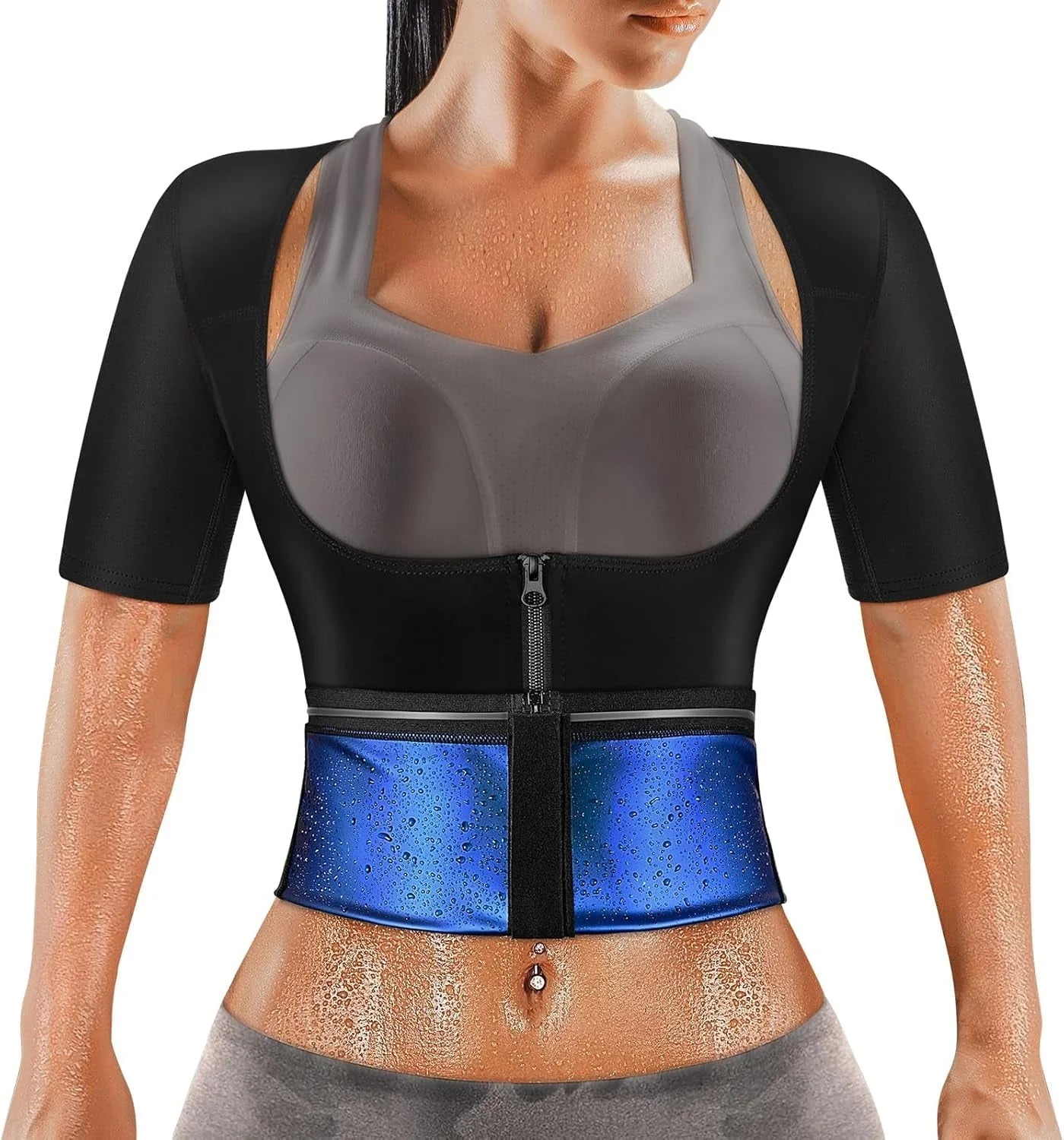 Canotta sauna dimagrante da donna effetto sudore