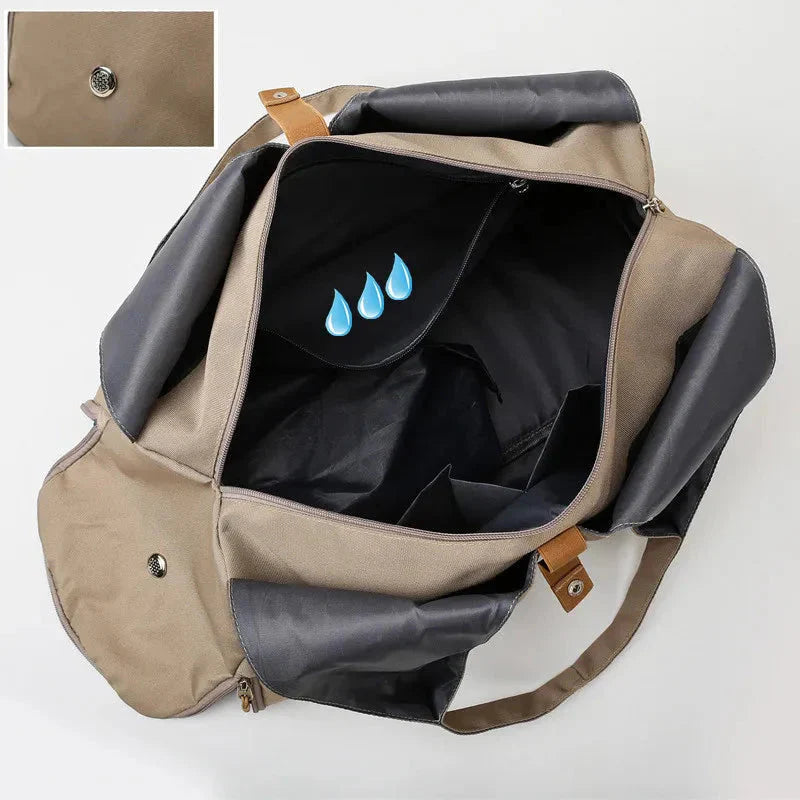 Borsa sportiva multifunzione da donna con scomparto scarpe