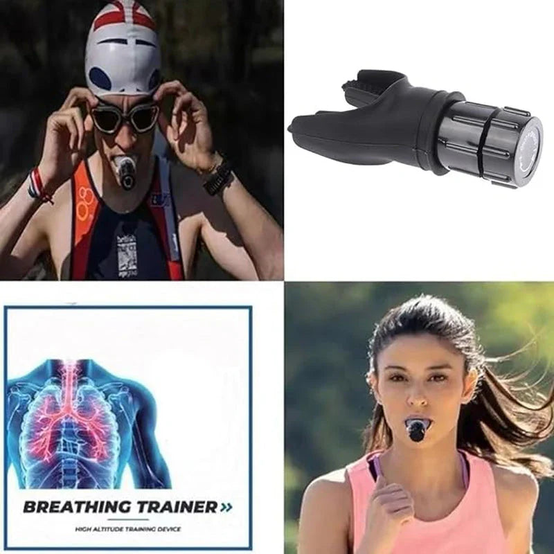 Allenatore respiratorio portatile per allenamento della capacità polmonare