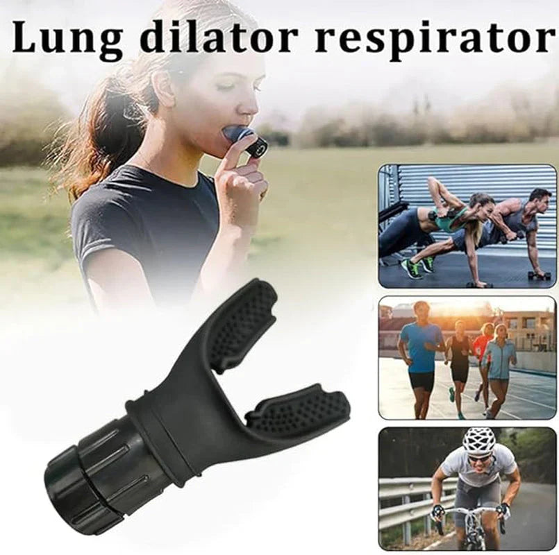 Allenatore respiratorio portatile per allenamento della capacità polmonare